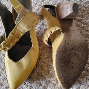 Leather summer shoes